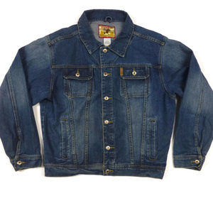 CINCH Men's L Trucker Denim Jean Jacket Cowboy